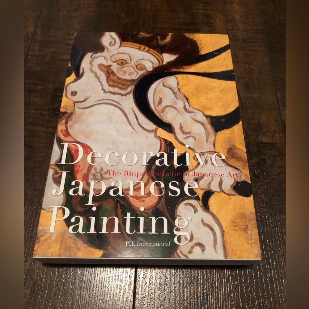 Decorative Japanese Painting Art Book - Gold & White Cover